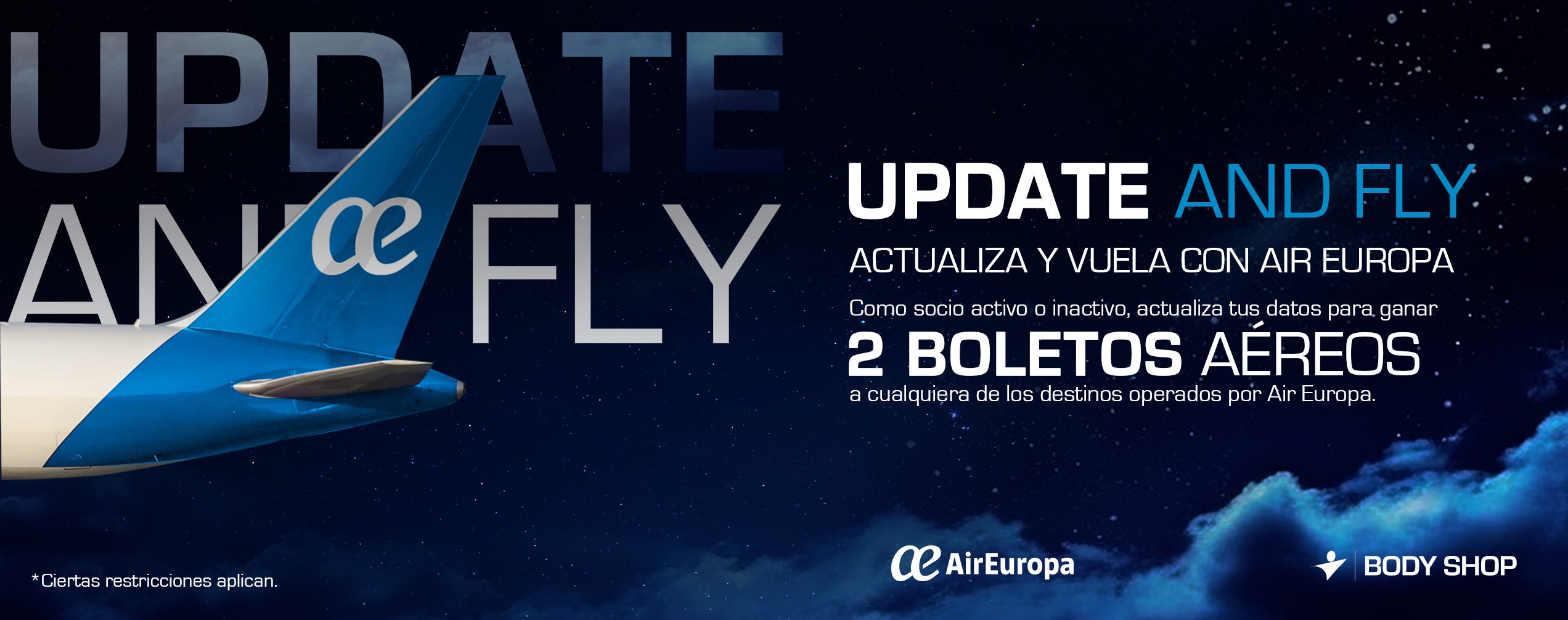 Banner web | Update & Fly